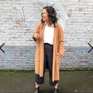 Madewell Kent Cardigan Sweater in Tobacco